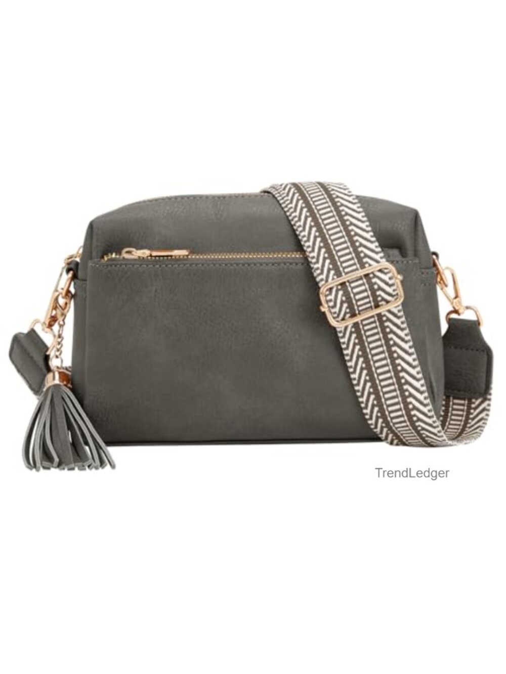 Small Leather Crossbody Bag for Women with Adjustable Strap